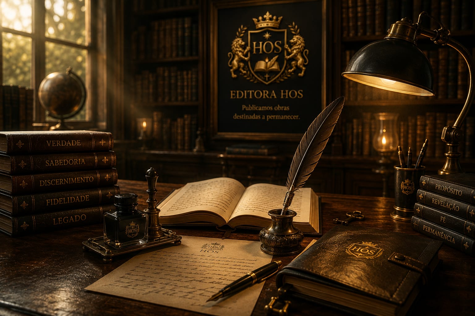 Escrivaninha clássica da Editora HOS