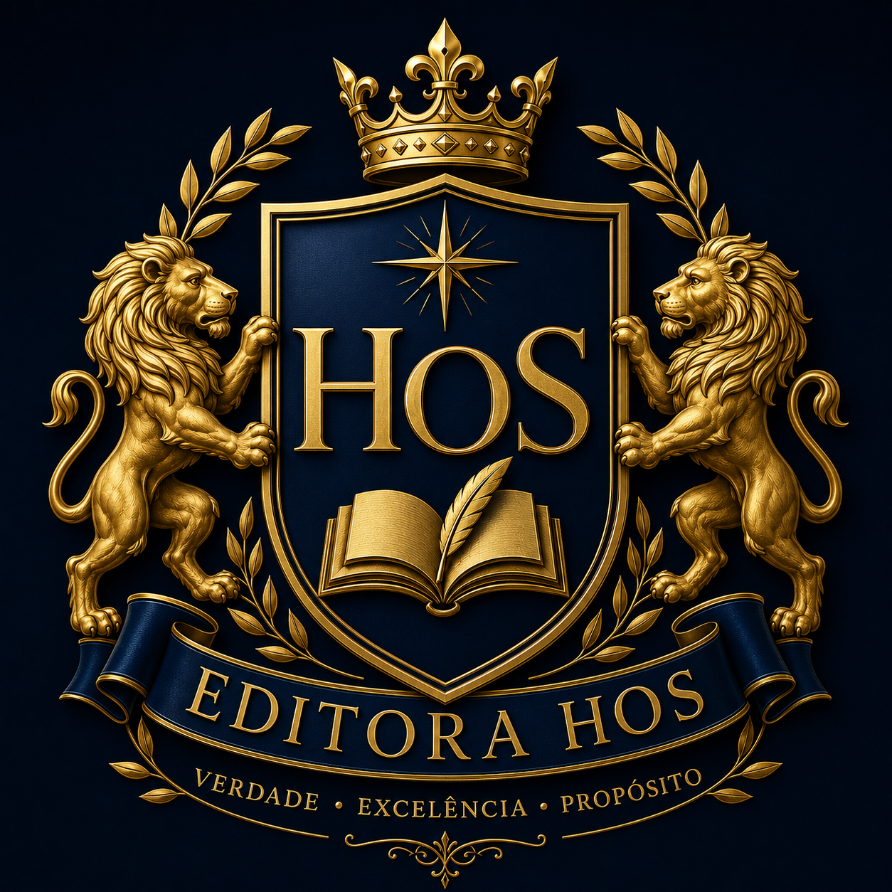 Brasão oficial da Editora HOS